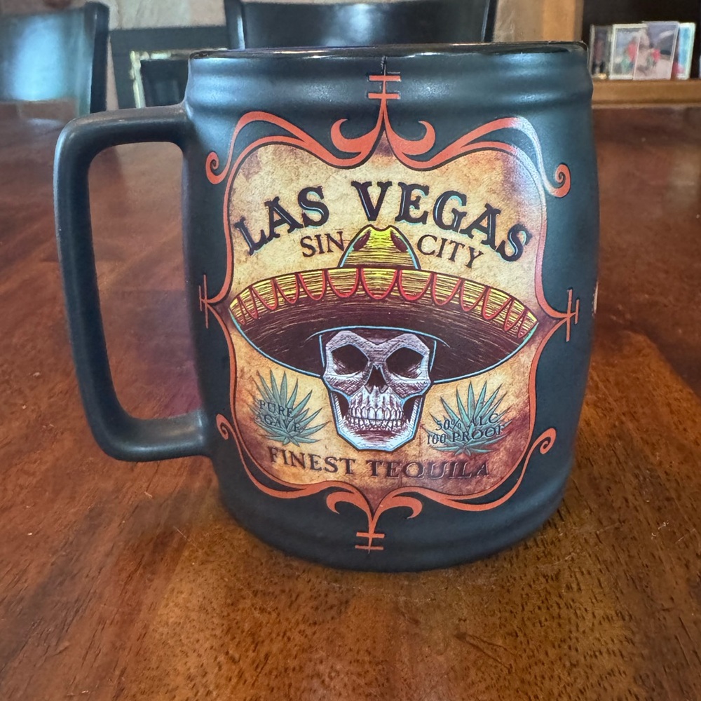 Las Vegas Sin City Black Mug